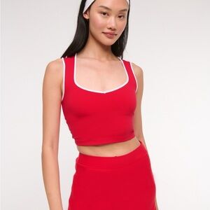 Abercrombie YPB cropped workout tank